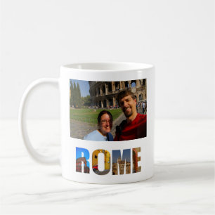 Rom Italien Skapar ditt eget foto Kaffemugg