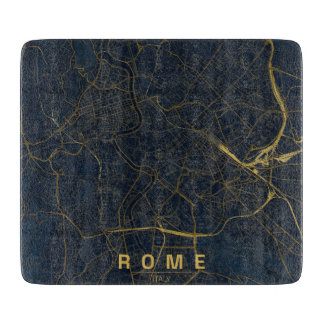 Rom Italien Stadskarta Minimalistisk Design