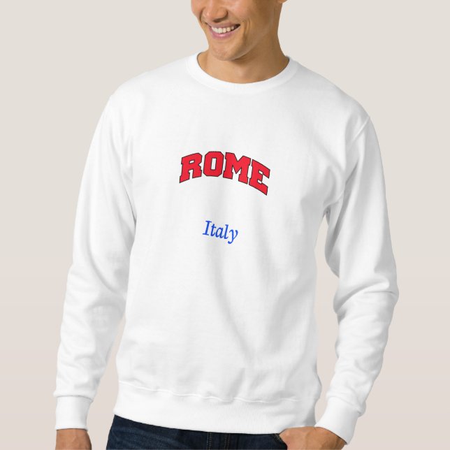 Rom Italien Sweatshirt (Framsida)