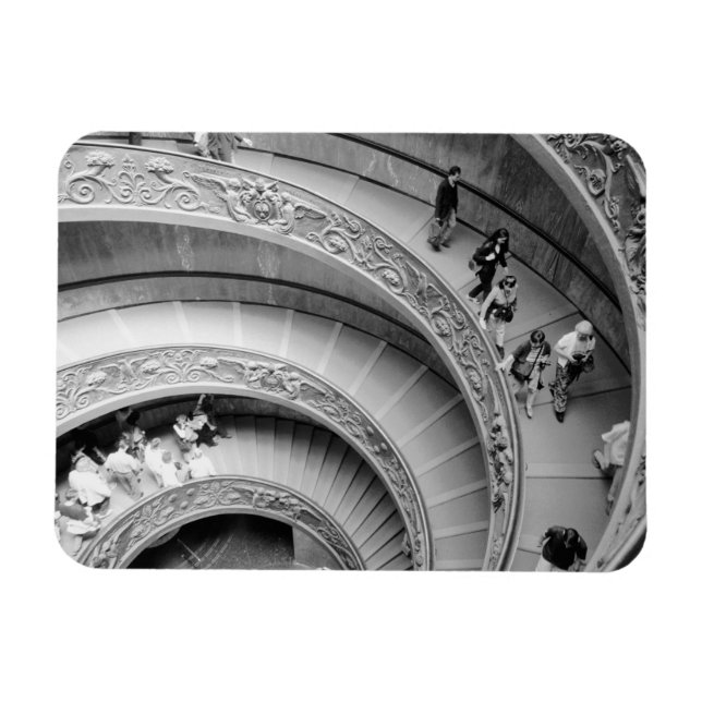 Rom Italien, Vatikanens trappa 2 Magnet (Horisontell)