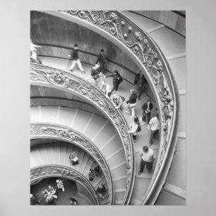 Rom Italien, Vatikanstaten Staircase 3 Poster
