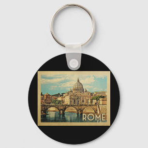 Rom Italien Vintage resor Nyckelring