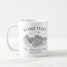 Rom Italien Vintage - Temple Ruins T-Shirt