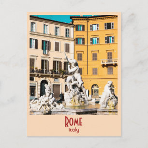 Rom, Italien Vintage vykort