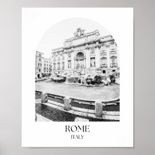 Rom Italy Arch Photo Print Poster