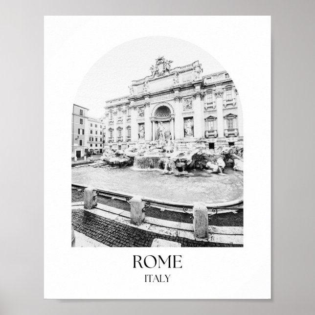 Rom Italy Arch Photo Print Poster (Framsidan)