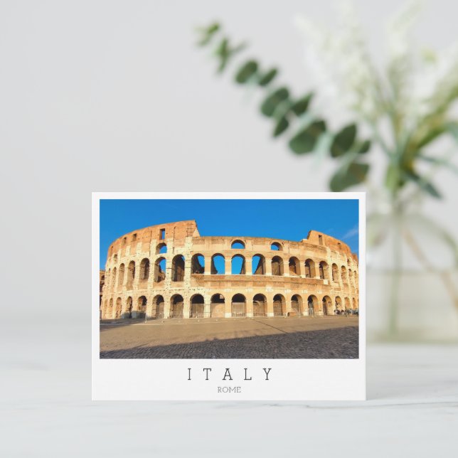 Rom, Kolosseum, Italien Vykort (Stående Fram)