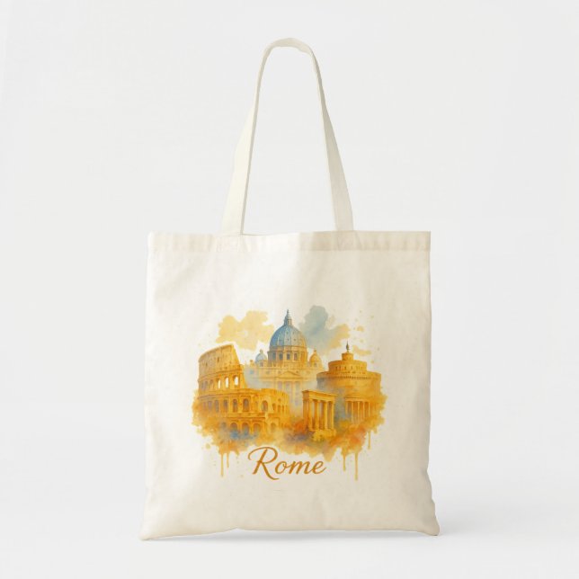 Rom Neon Pop-Art Gatustil Tygkasse (Framsidan)