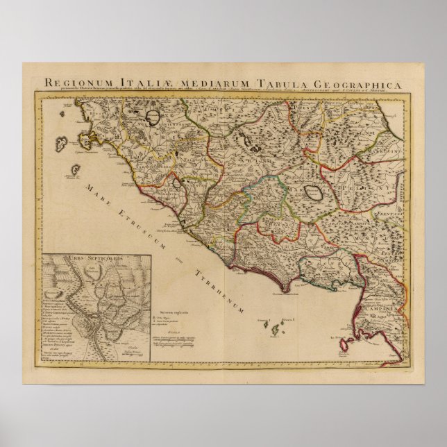 Rom och Italien Poster (Framsidan)