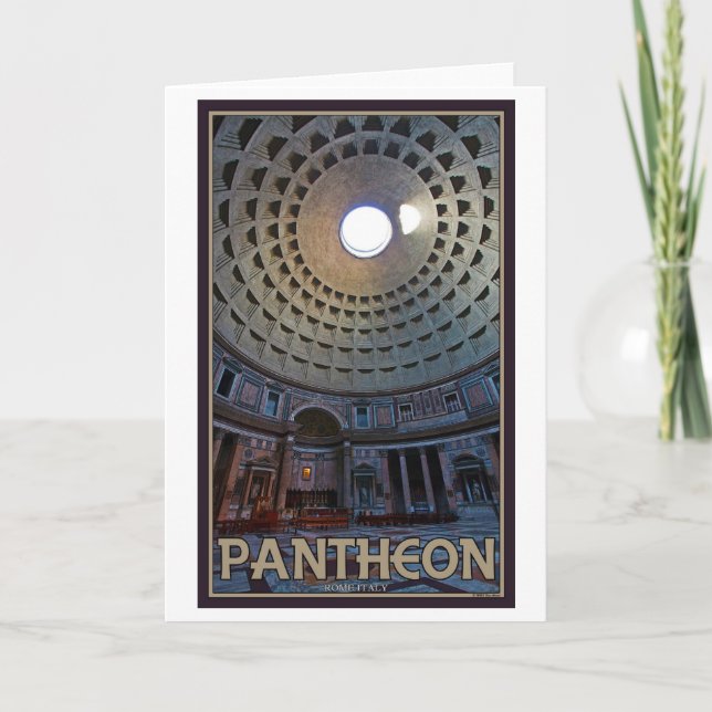 Rom - Pantheon Kort (Framsida)