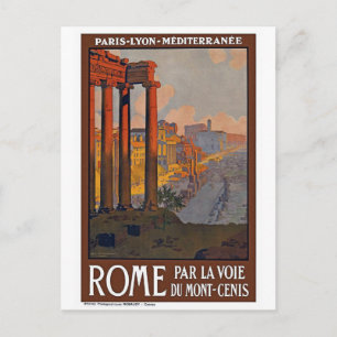 "Rom" Poster Vintage resor Vykort