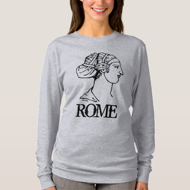 ROM, reseskjortor, lägg till text T Shirt (Framsida)