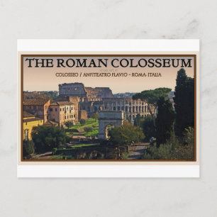 Rom - Romforumet och Colosseum Vykort