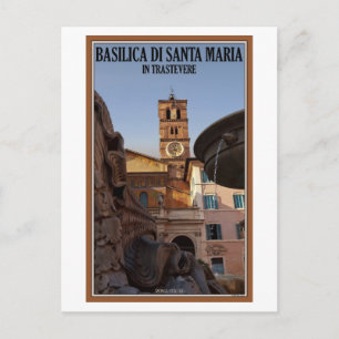 Rom - Santa Maria i Trastevere Vykort
