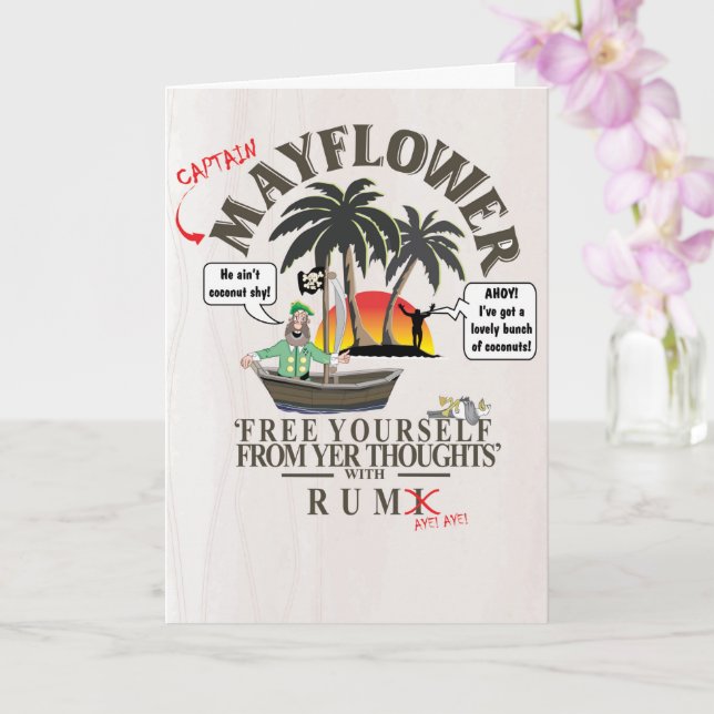 ROM SKÄMT KORT (Orkide)