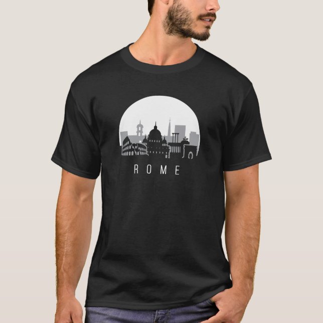 Rom Skyline T Shirt (Framsida)