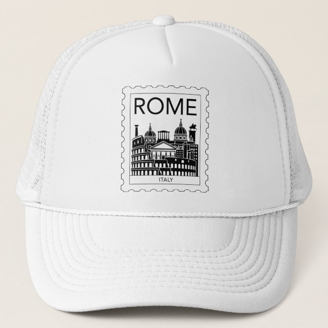 Rom Souvenir Italien Postage Frimärke Keps (Framsida)
