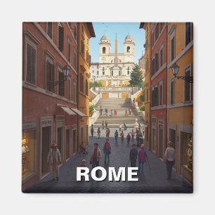 Rom Spanska steg Italien Travel Magnet