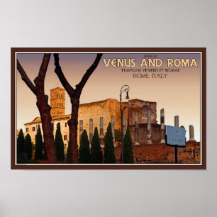 Rom - Temple of Venus and Roma Poster