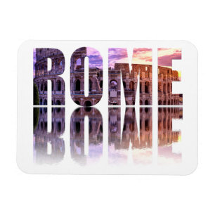 Rom text souvenir magnet