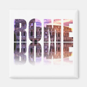 Rom text souvenir magnet