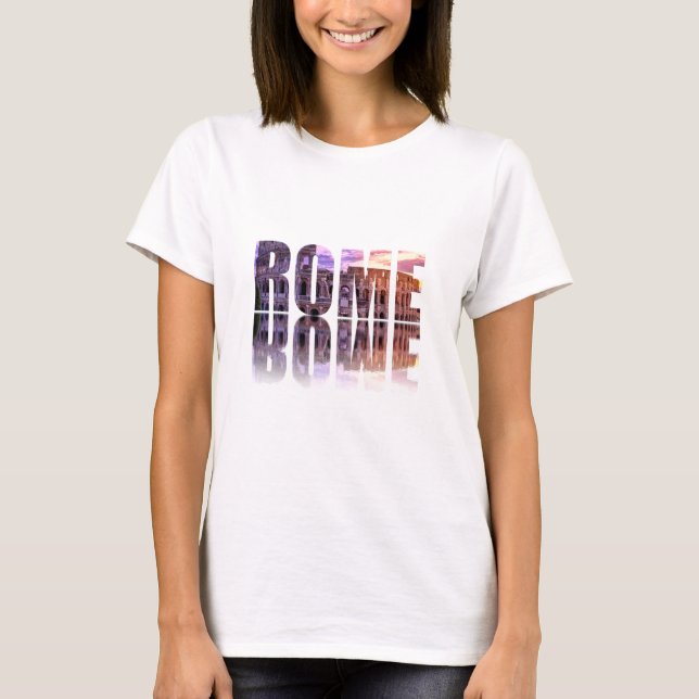 Rom text souvenir t shirt (Framsida)