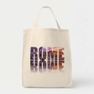 Rom text souvenir tygkasse