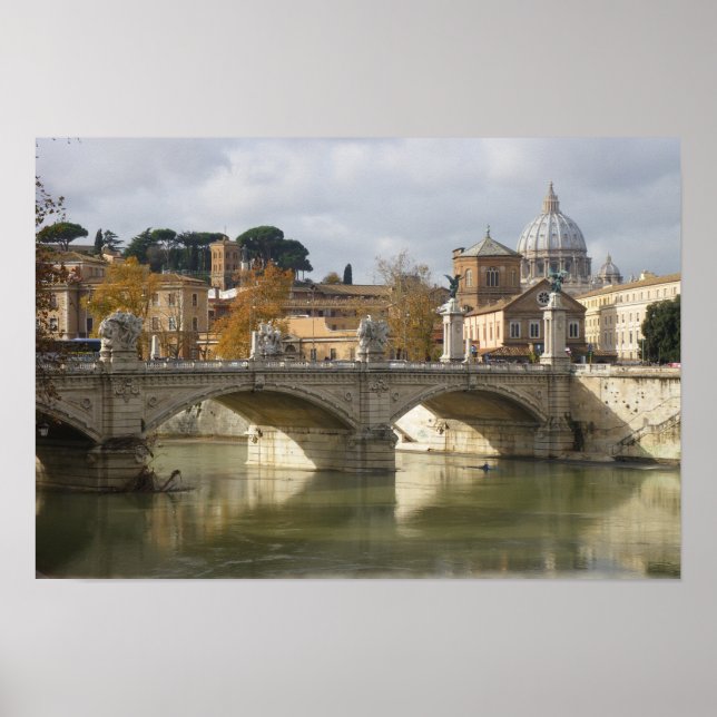 Rom, Tiber bridge Poster (Framsidan)