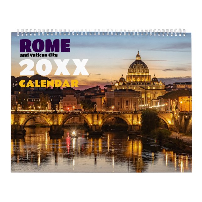 Rom Vatikanstaten Italien 2027 Väggkalender Kalender (Omslag)