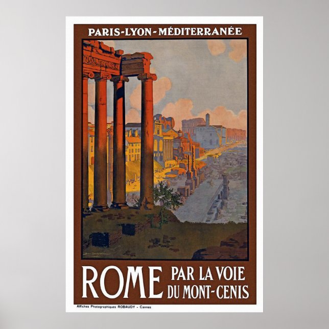 "Rom Vintage resor" Poster (Framsidan)