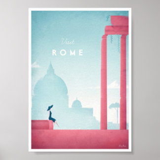 Rom Vintage resor Poster