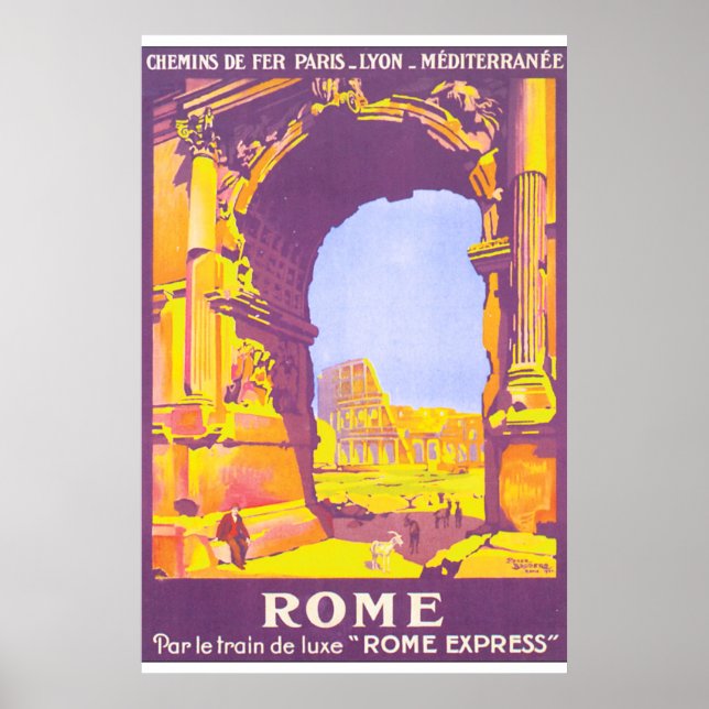 Rom Vintage resor Poster (Framsidan)