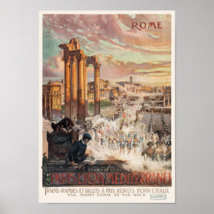 Rom Vintage resor Poster 1906
