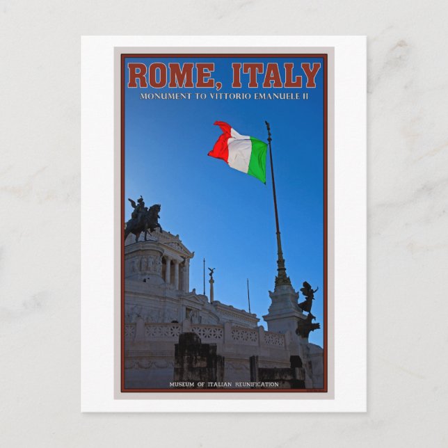 Rom - Vittorio Monument Vykort (Framsida)