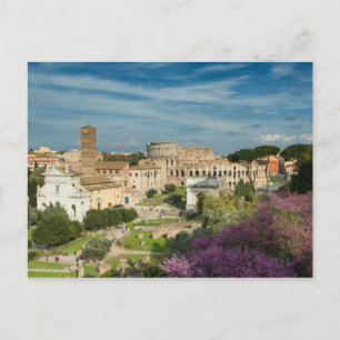 Rom - Vy of the Forum Romanum vykort nr 2
