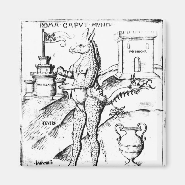 Rom, World Capital, 1596 Magnet (Framsidan)