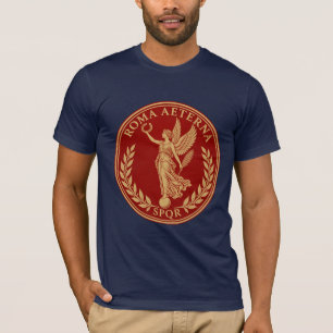Roma Aeterna – Romersk bevingad seger SPQR T Shirt