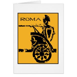 Roma affisch hälsningskort