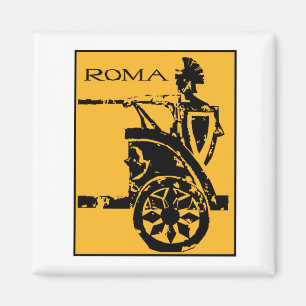 Roma affisch magnet