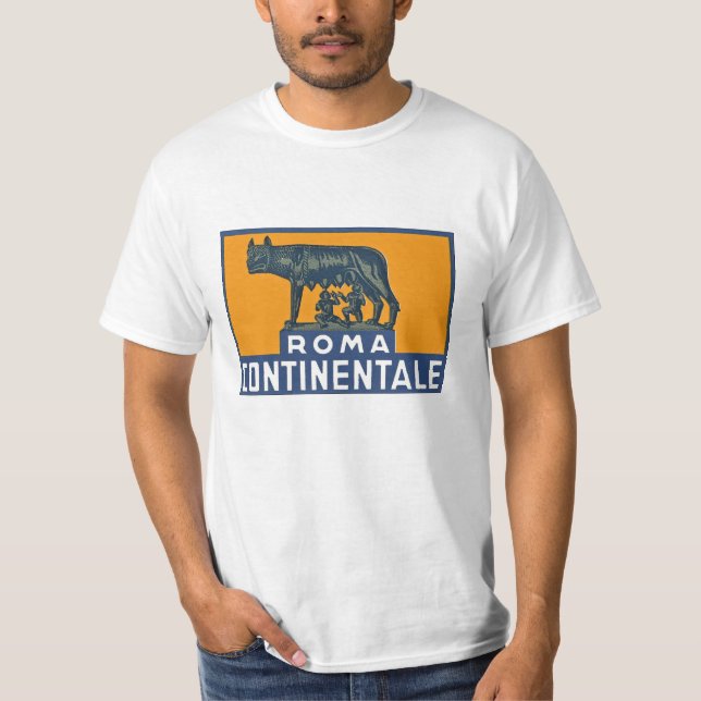 Roma Continentale Tee Shirt (Framsida)