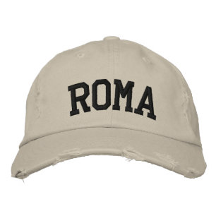 Roma Embroied Hat Broderad Keps