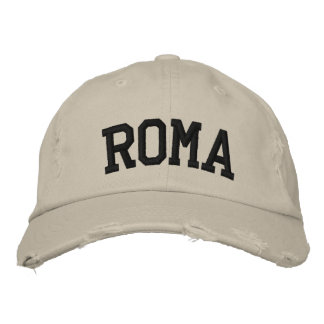 Roma Embroied Hat Broderad Keps