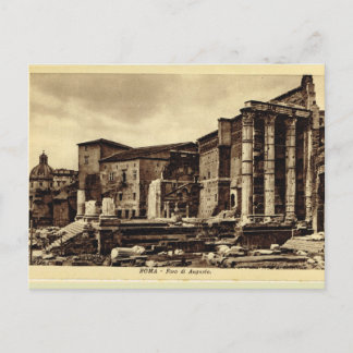 Roma,Forum of Augustus Vykort