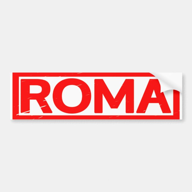 Roma Frimärke Bildekal (Framsidan)