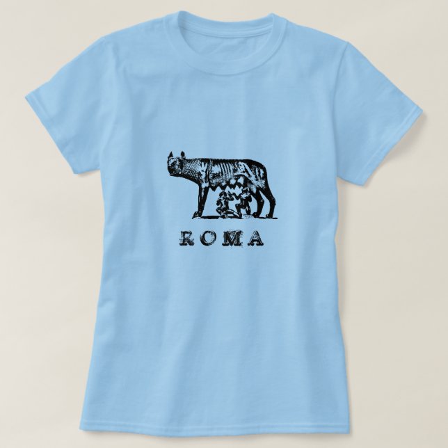 ROMA Hon-Varg kvinna T T Shirt (Design framsida)