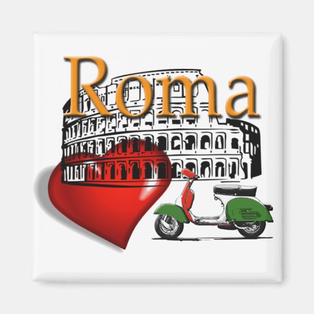 Roma in my Heart Magnet (Framsidan)
