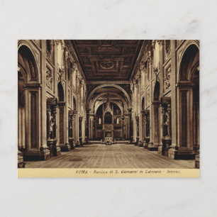 Roma,Inside St John i Lateran Vykort
