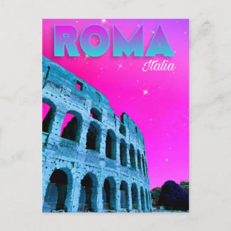 Roma, Italia - Rome, Italy - Colosseum Postcard Vykort