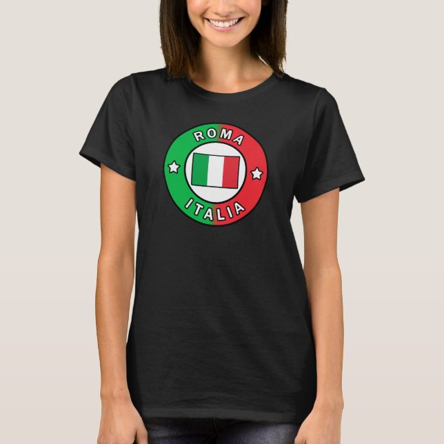 Roma Italia Tee Shirt (Framsida)