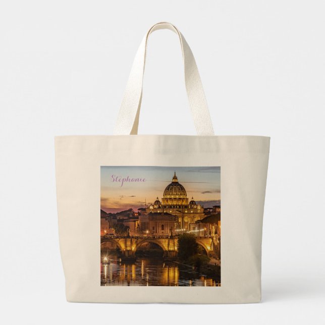Roma Italien Scenisk Souvenir Väska (Baksida)